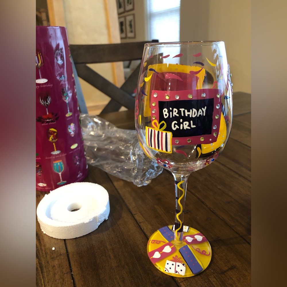Lolita Birthday Wine Glass